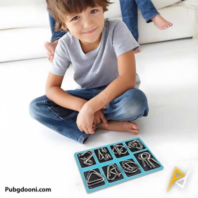 بهترین قیمت خرید پازل فلزی 8 تکه IQ Metal Puzzle اورجینال