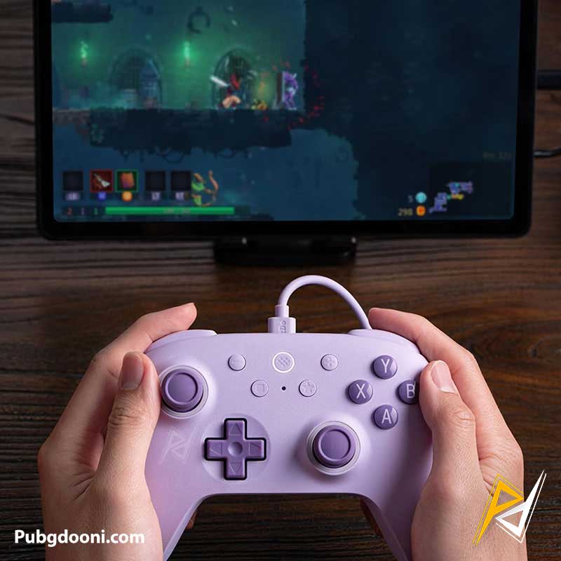 8bitdo-ultimate-2c-wired-controller-4 ارزان ترین قیمت خرید دسته بازی سیمی اندروید و ویندوز 8BitDo مدل 2C اورجینال