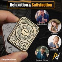 ارزانترین قیمت خرید فیجت اسلایدر فلزی ضد استرس مدل AK Push Card اورجینال