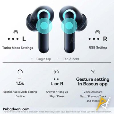 خرید ایرپاد گیمینگ حرفه ای بیسوس Baseus AeQur G10 TWS Earphones اورجینال با بهترین قیمت