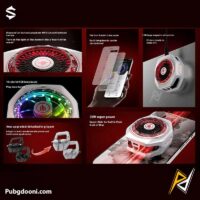 خرید خنک کننده مگنتی رادیاتوری بلک شارک BlackShark FunCooler 5 PRO AG Co-Branded اورجینال با ارزانترین قیمت