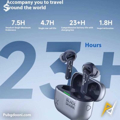 خرید ایرپاد و هندزفری بیسیم گیمینگ بلک شارک Black Shark JoyBuds Plus اورجینال با بهترین قیمت