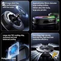 ارزانترین قیمت خرید فن خنک کننده مگنتی رادیاتوری آیپد بلک شارک BlackShark 6 Max اورجینال