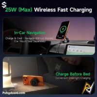 بهترین قیمت خرید خنک کننده و شارژر وایرلس مگنتی بلک شارک BlackShark Wireless Cooling Fan BRC02 اورجینال و اصل