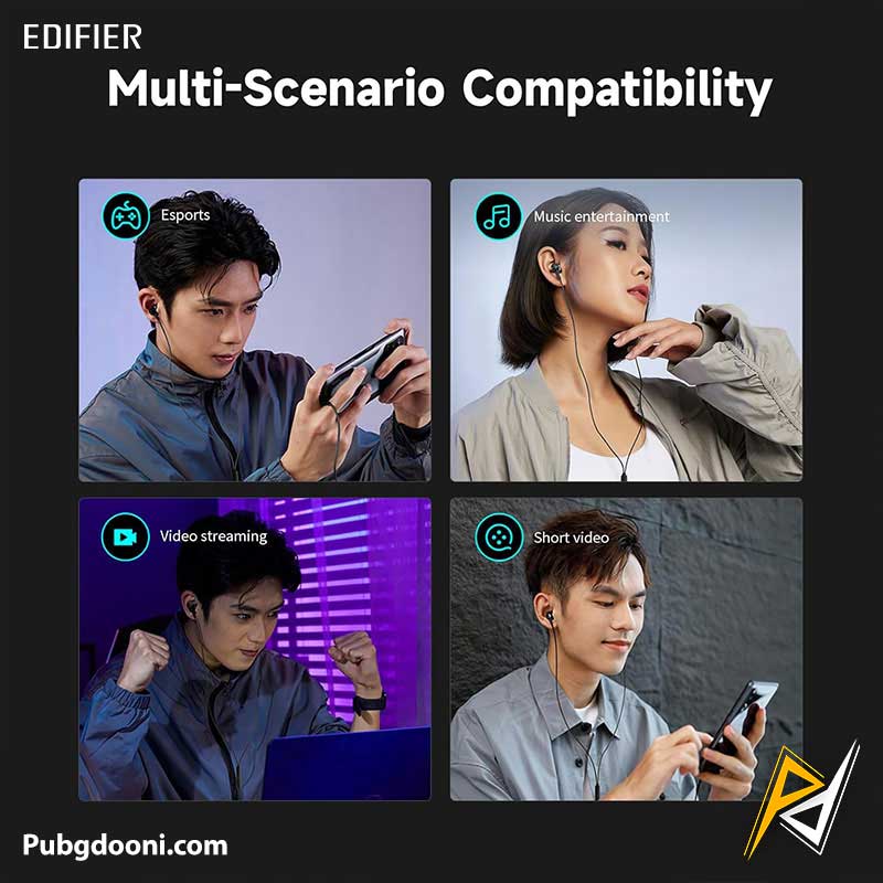 edifier-gm260-plus-gaming-earbuds-8 ارزان ترین قیمت خرید هندزفری گیمینگ Type-C ادیفایر Edifier GM260 Plus اورجینال