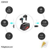 خرید ایرپاد و هندزفری بیسیم گیمینگ حرفه ای ادیفایر Edifier GT4 S TWS اورجینال با بهترین قیمت