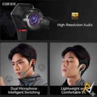 ارزان ترین قیمت خرید هندزفری گیمینگ حرفه ای 7.1 ادیفایر Edifier GX04 Sound Card Edition اورجینال اصل