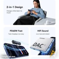 خرید تبدیل گیمینگ اساگر ESSAGER 2-in-1 Type-C 60W اورجینال با ارزان ترین قیمت