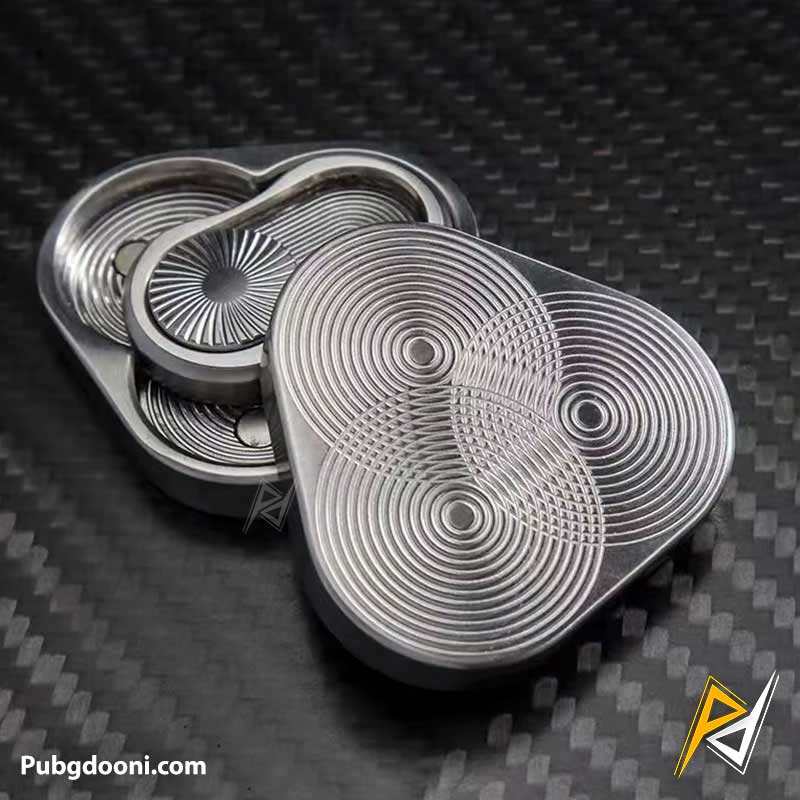 flip-coin-triangle-fidget-5 خرید فیجت فلزی مثلثی ضد استرس مدل Triangle Spinner Flip Coin اورجینال با ارزانترین قیمت