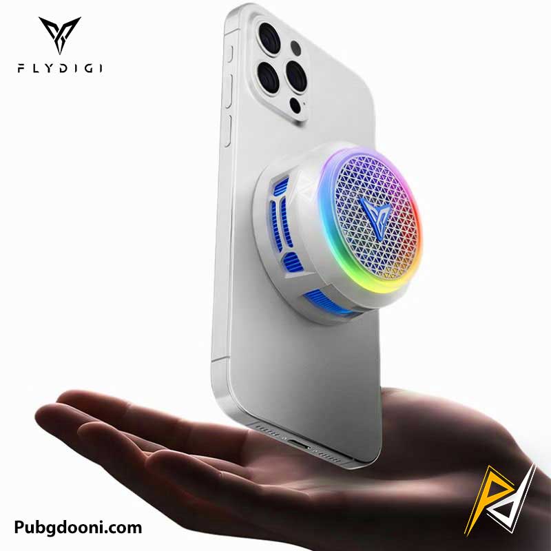 flydigi-b9x-30w-magnetic-phone-cooler-2 بهترین قیمت خرید فن خنک کننده مگنتی گوشی موبایل فلای دیجی FlyDigi B9X 30W اورجینال