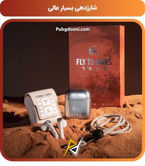 بهترین قیمت خرید ایرپاد و هندزفری بیسیم گیمینگ فلای دیجی FlyDigi X1 Fly To Mars اورجینال