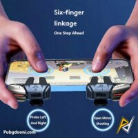 خرید دسته بازی ۶ انگشتی لیزری کالاف دیوتی و پابجی مدل G21 Burst Shot اورجینال با ارزانترین قیمت