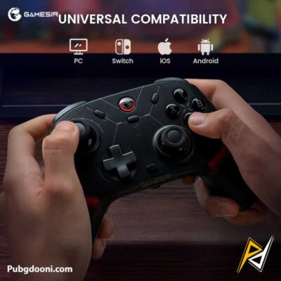بهترین قیمت خرید دسته بازی بیسیم مولتی پلتفرم گیمسر Gamesir Cyclone 2 و پایه شارژ اورجینال اصل