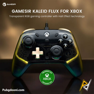 بهترین قیمت خرید دسته بازی سیمی XBox و PC گیمسر Gamesir Kaleid Flux اورجینال و اصل
