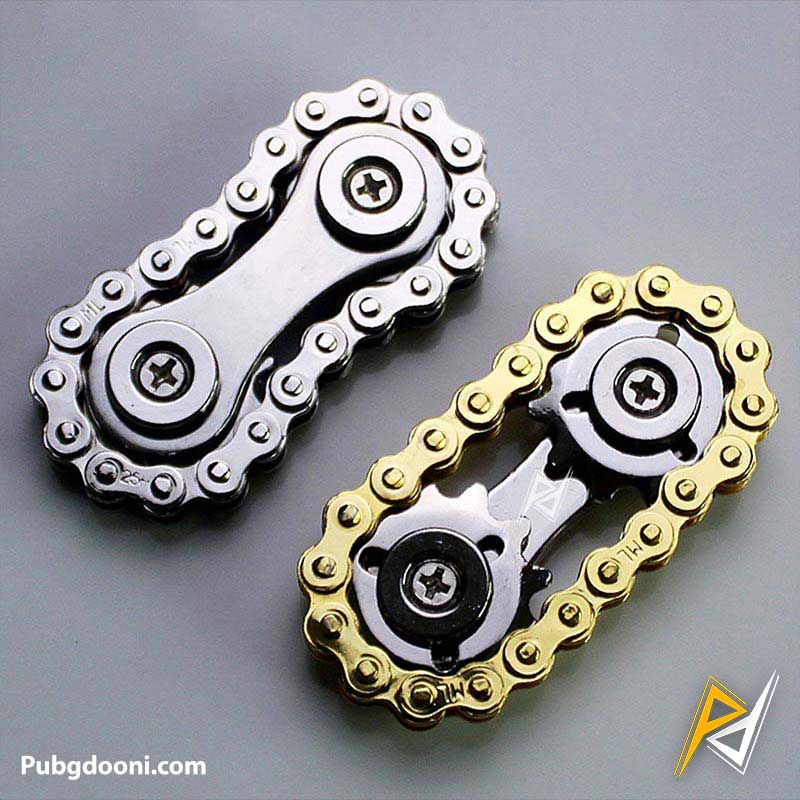 gear-chain-metal-fidget-3 ارزانترین قیمت خرید فیجت ضد استرس مدل چرخ دنده ای Gear Chain اورجینال