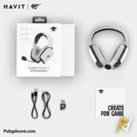 خرید هدفون هدست گیمینگ حرفه ای هویت Havit Supernova-1 Quad-Mode اورجینال اصل با بهترین قیمت