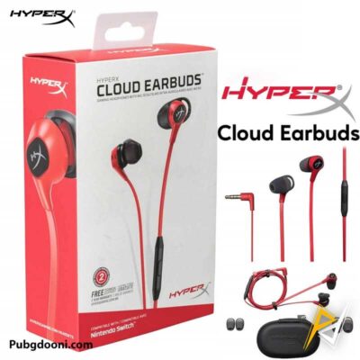 ارزانترین قیمت خرید هندزفری گیمینگ حرفه ای سیمی هایپرایکس HyperX Cloud Earbuds اورجینال اصل