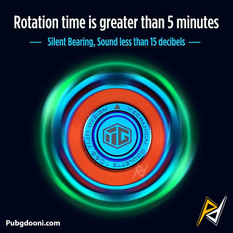 innoplus-luminous-light-metal-spinner-fidget-3 ارزانترین قیمت خرید فیجت اسپینر فلزی چراغ دار مدل INNOPLUS Luminous اورجینال