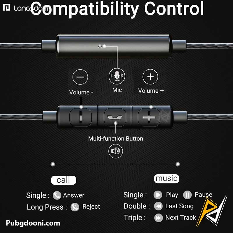 langsdom-d4c-type-c-dual-driver-wired-gaming-handsfree-7 بهترین قیمت خرید هندزفری گیمینگ سیمی لانگسدوم Langsdom D4C Type C اورجینال اصل