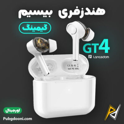 بهترین و ارزانترین قمیت خرید ایرپاد و هندزفری بیسیم گیمینگ لانگسدوم Langsdom GT4 اورجینال