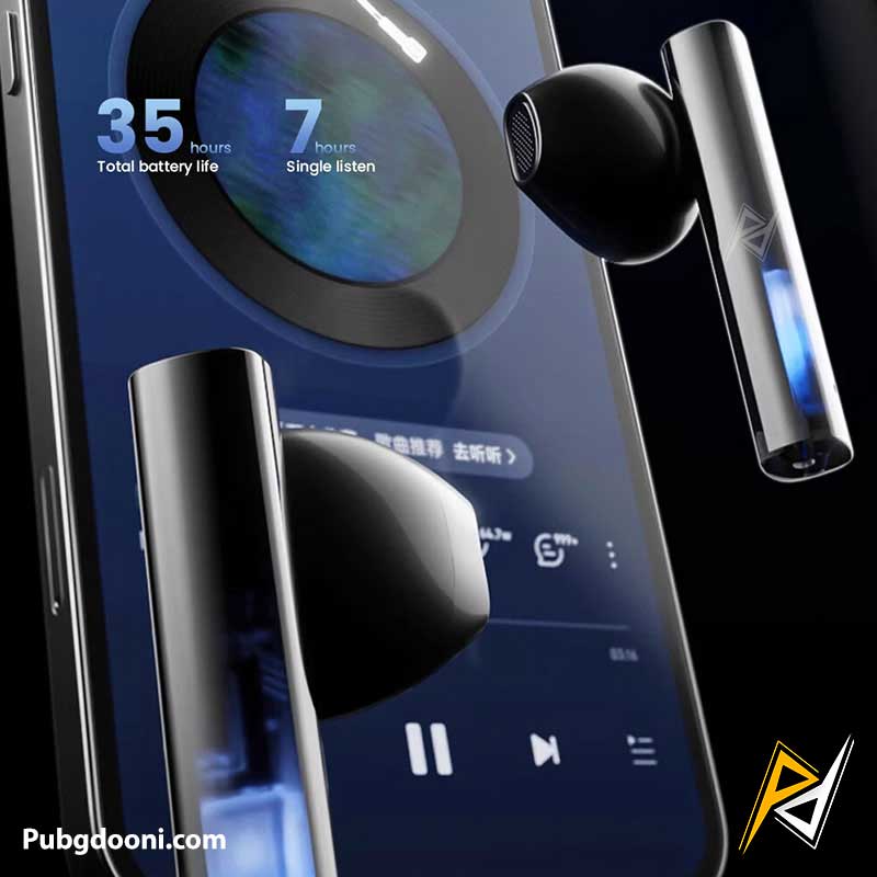 liup-lp1-luminous-quicksand-glow-gaming-earbuds-black-orange-10 خرید ایرپاد گیمینگ حرفه ای لیوپ LIUP Pods LP1 Luminous اورجینال و اصل با ارزانترین قیمت