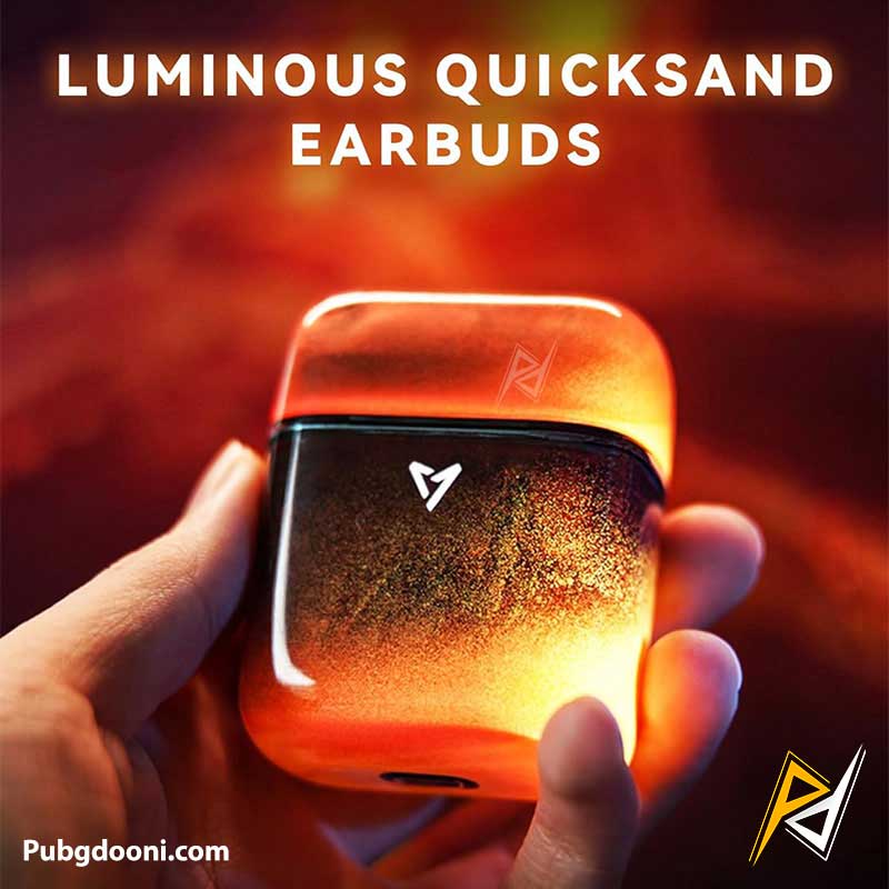 liup-lp1-luminous-quicksand-glow-gaming-earbuds-black-orange-3 ارزانترین قیمت خرید ایرپاد گیمینگ حرفه ای لیوپ LIUP Pods LP1 Luminous اورجینال
