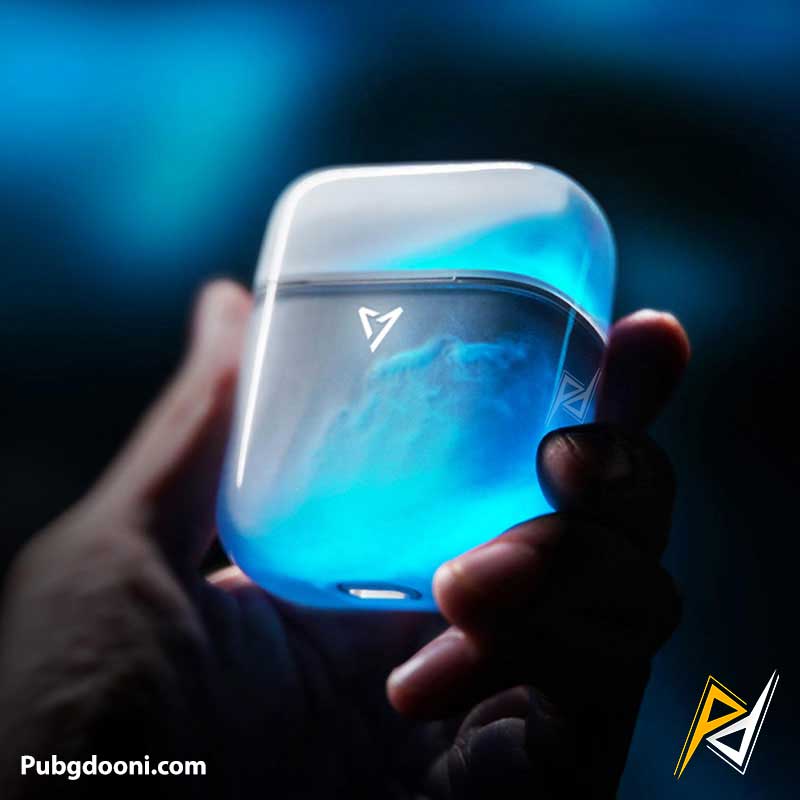 liup-lp1-luminous-quicksand-glow-gaming-earbuds-white-blue-3 ارزانترین قیمت خرید ایرپاد گیمینگ حرفه ای لیوپ LIUP Pods LP1 Luminous اورجینال