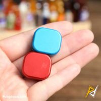 خرید فیجت اسلایدر فلزی ضد استرس مدل Mini Three-Layer RED اورجینال با ارزانترین قیمت