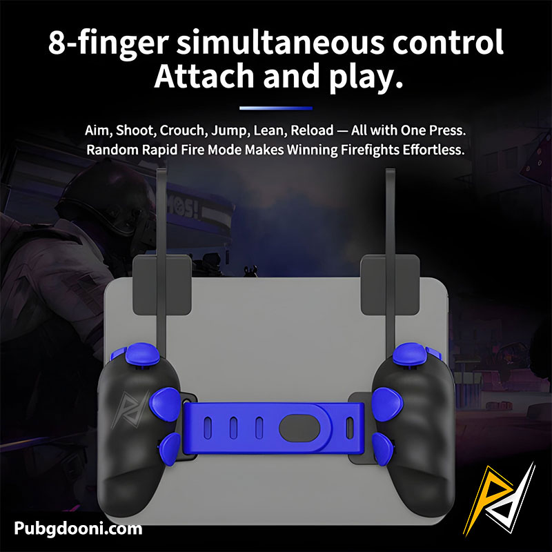 magpad-8-fingers-physical-ipad-gamepad-3 ارزانترین قیمت خرید دسته بازی 8 انگشتی لیزری آیپد مدل Magpad اورجینال