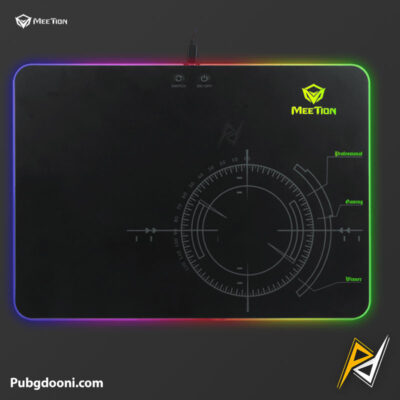 ارزانترین قیمت خرید موس پد RGB گیمینگ میشن Meetion P010 اورجینال