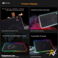 بهترین قیمت خرید موس پد RGB گیمینگ میشن Meetion P010 اورجینال