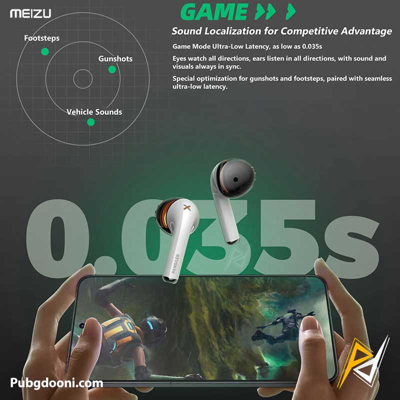 meizu-pandaer-pasa-radar-gaming-earphones-6 ارزانترین قیمت خرید ایرپاد گیمینگ حرفه ای میزو Meizu PANDAER PASA اورجینال اصل