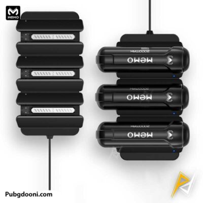 بهترین قیمت خرید پک شارژر باتری خنک کننده ممو Memo DL10 Charger Pack with 2 Batteries اورجینال اصل