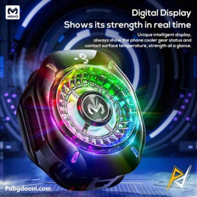 خرید فن خنک کننده رادیاتوری مگنتی گوشی موبایل و آیپد ممو Memo CX10 RGB Pro اورجینال با بهترین قیمت