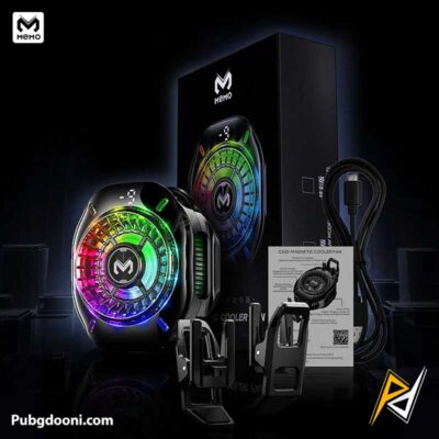 خرید فن خنک کننده رادیاتوری مگنتی گوشی موبایل و آیپد ممو Memo CX10 RGB Pro اورجینال با ارزانترین قیمت