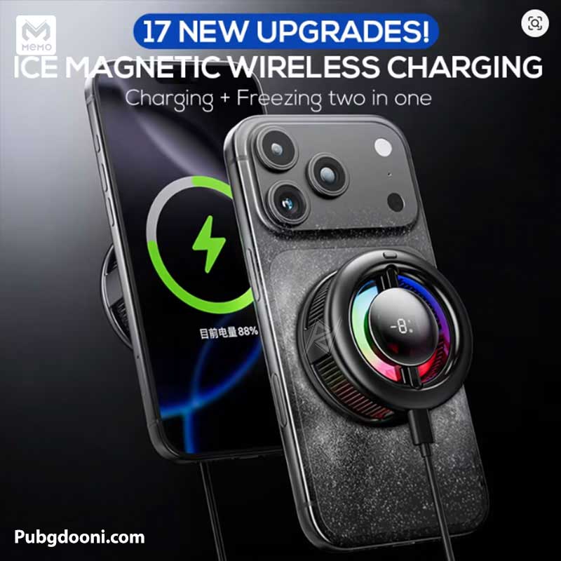 memo-cx19-phone-cooler-4 خرید فن خنک کننده رادیاتوری مگنتی گوشی موبایل و آیپد ممو Memo CX19 اورجینال با بهترین قیمت