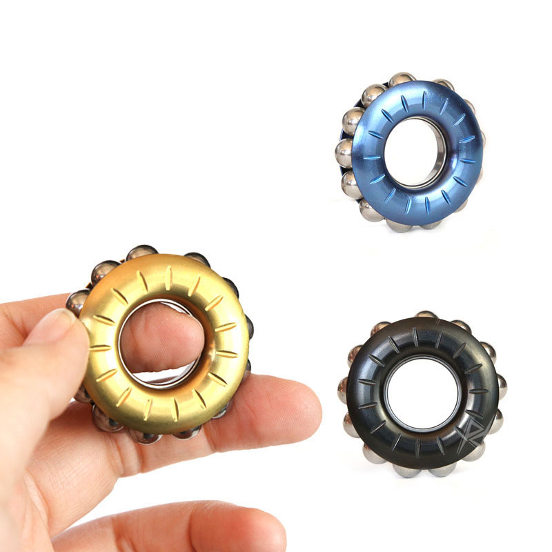 metal-ring-with-beads-fidget-grade-b-2 خرید فیجت انگشتی فلزی ضد استرس حلقه گوی دار اورجینال با بهترین قیمت
