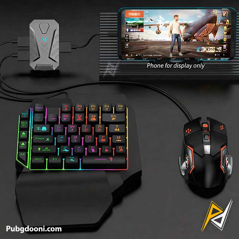 mix-se-plus-four-in-one-mobile-gaming-pack-4 خرید پک ماوس و کیبورد گیمینگ موبایل +MIX SE اورجینال با بهترین قیمت
