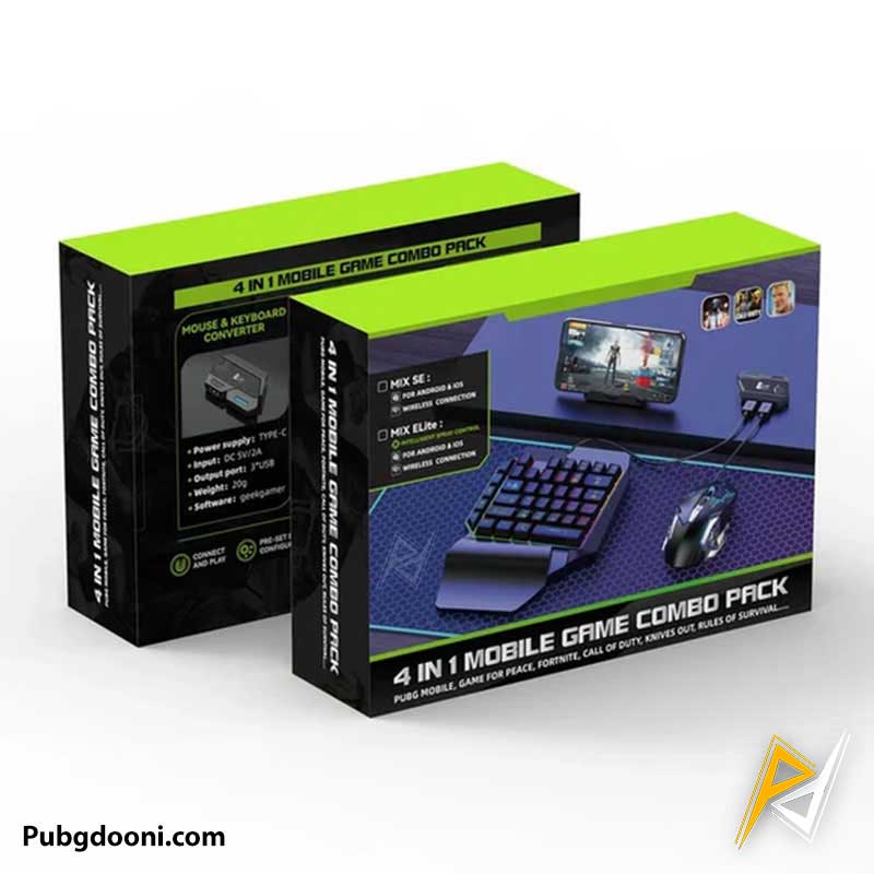 mix-se-plus-four-in-one-mobile-gaming-pack-8 خرید پک ماوس و کیبورد گیمینگ موبایل +MIX SE اورجینال اصل با ارزانترین قیمت