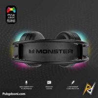 خرید هدفون هدست گیمینگ RGB مانستر Monster Gaming Headset با بهترین قیمت