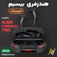 بهترین و ارزانترین قیمت خرید ایرپاد گیمینگ حرفه ای نوبیا سایبربادز Nubia Alien CyberBuds TWS اورجینال