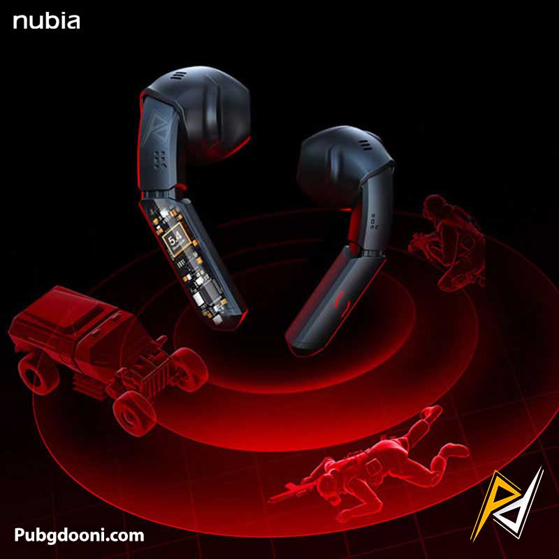 nubia-alien-cyberbuds-tws-gaming-earbuds-10 ارزان ترین قیمت خرید ایرپاد گیمینگ حرفه ای نوبیا سایبربادز Nubia Alien CyberBuds TWS اورجینال
