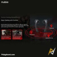 خرید ایرپاد گیمینگ حرفه ای نوبیا سایبربادز Nubia Alien CyberBuds TWS اورجینال اصل با بهترین قیمت