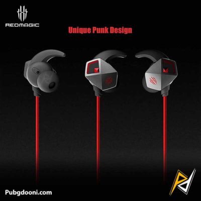ارزانترین قیمت خرید هندزفری گیمینگ Type-C ردمجیک Nubia Red Magic Wired Gaming Earphones اورجینال