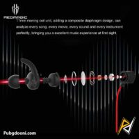 بهترین قیمت خرید هندزفری گیمینگ Type-C ردمجیک Nubia Red Magic Wired Gaming Earphones اورجینال اصل