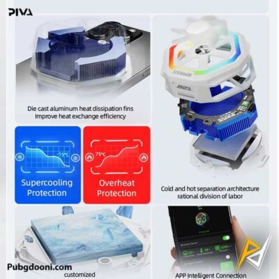 خرید فن خنک کننده مگنتی گوشی موبایل پیوا Piva B21 اورجینال با ارزانترین قیمت