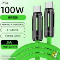 بهترین قیمت خرید کابل شارژ گیمینگ PD 100W پیوا Piva FC-03 اورجینال