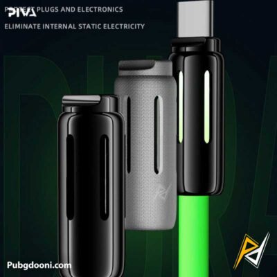 خرید کابل شارژ گیمینگ PD 100W پیوا Piva FC-03 اورجینال با ارزانترین قیمت