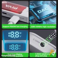 ارزانترین قیمت خرید مبدل تایپ C گیمینگ PD60W حرفه ای پیوا Piva G41 اورجینال