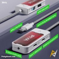 بهترین قیمت خرید مبدل تایپ C گیمینگ PD60W حرفه ای پیوا Piva G41 اورجینال اصل